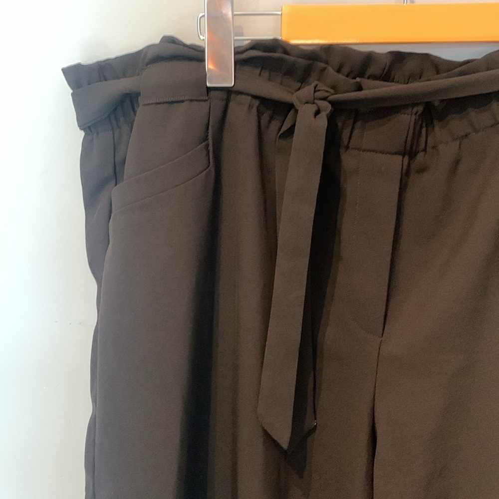 Reitmans Black Paperbag Waist Tie Pants - Picture 5 of 7